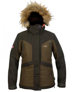 Vestes-HART OUTDOOR Hart Altai-J2D Veste Femme Brown/Camo Blaze Rever