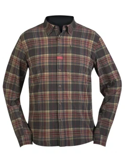 Chemises Et T-Shirts-HART OUTDOOR Hart Aosta Chemise Brown Checked