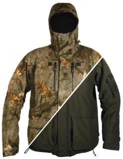 Vestes-HART OUTDOOR Hart Artika Evo-J Veste Green/Big Game Rever