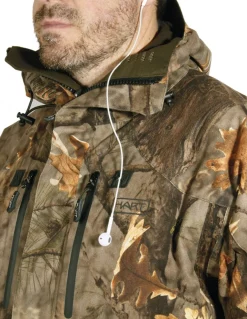 Vestes-HART OUTDOOR Hart Artika Evo-J Veste Green/Big Game Rever
