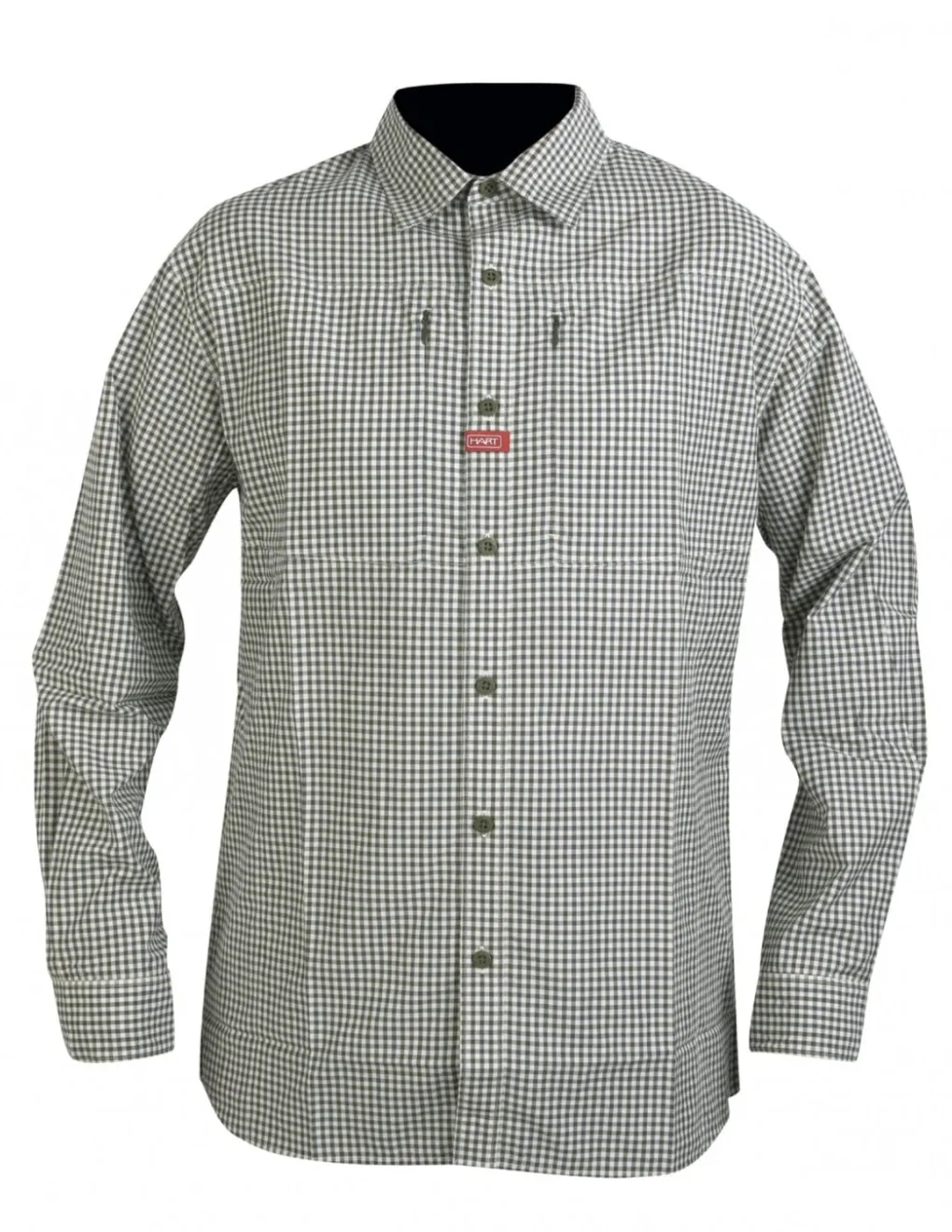 Chemises Et T-Shirts-HART OUTDOOR Hart Aspen Chemise Green Checked
