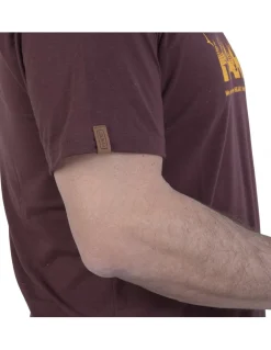 Chemises Et T-Shirts-HART OUTDOOR Hart B. Heart-Ts T-Shirt Garnet