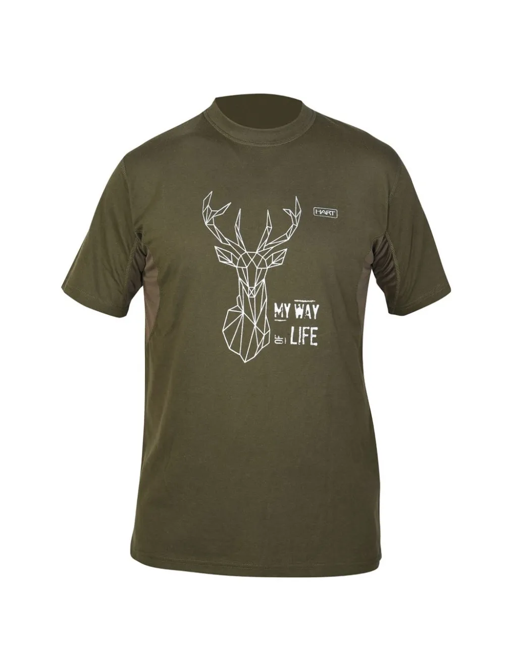 Chemises Et T-Shirts-HART OUTDOOR Hart Branded Cerf T-Shirt Green