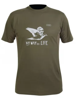 Chemises Et T-Shirts-HART OUTDOOR Hart Branded - Colombe T-Shirt Green