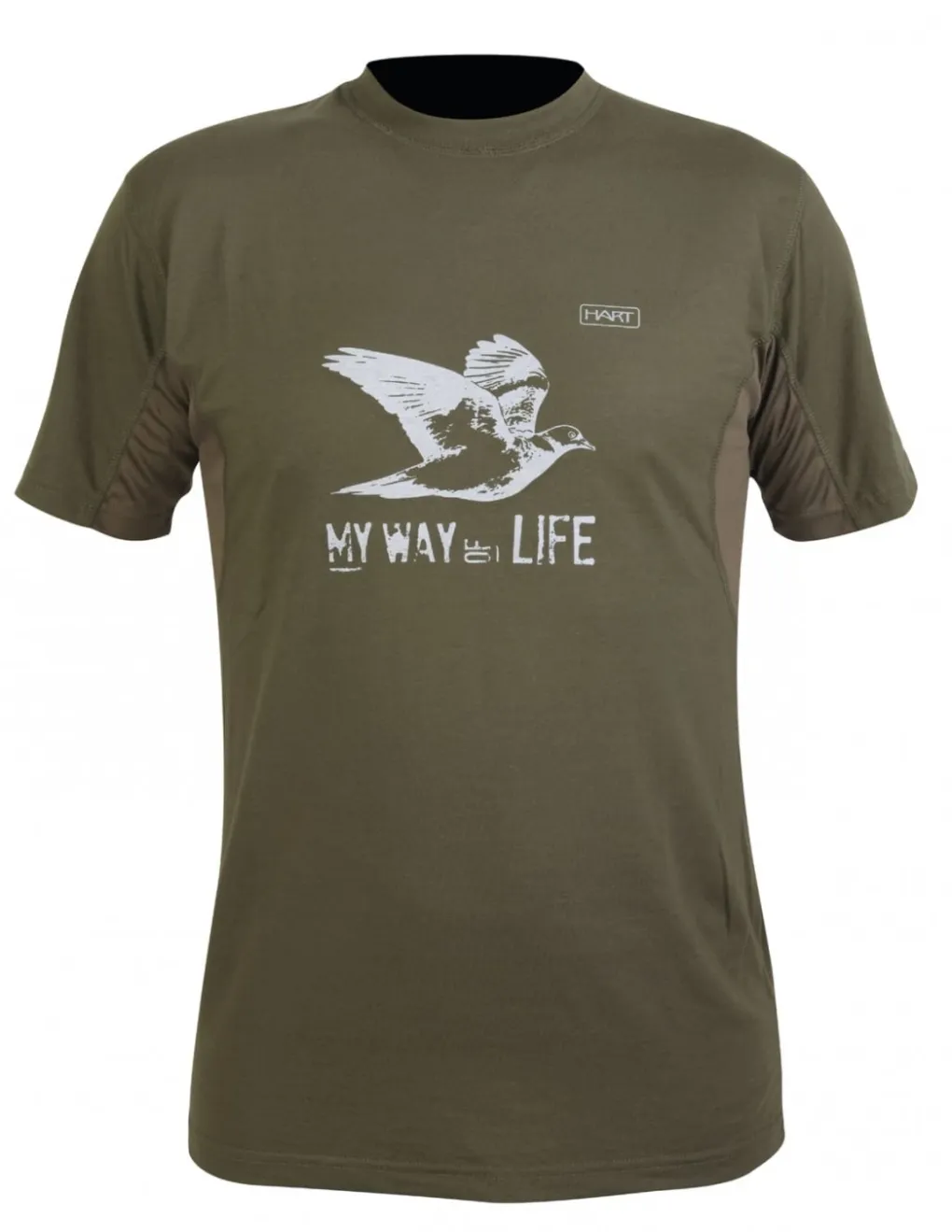 Chemises Et T-Shirts-HART OUTDOOR Hart Branded - Colombe T-Shirt Green