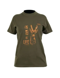 Chemises Et T-Shirts-HART OUTDOOR Hart Branded Roe Deer T-Shirt Femme