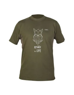 Chemises Et T-Shirts-HART OUTDOOR Hart Branded Sanglier T-Shirt Green