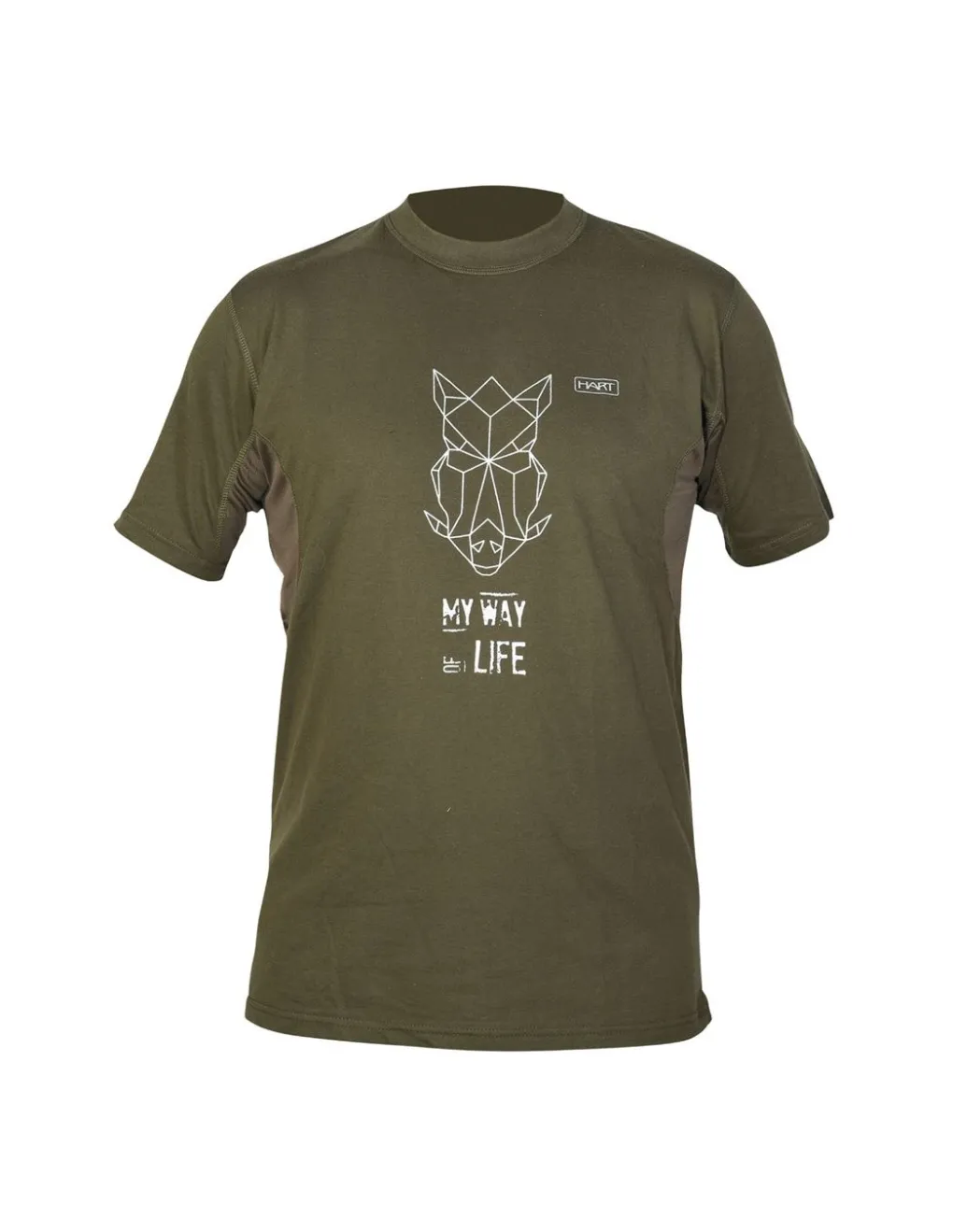 Chemises Et T-Shirts-HART OUTDOOR Hart Branded Sanglier T-Shirt Green