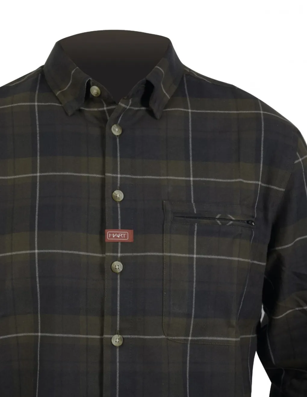 Chemises Et T-Shirts-HART OUTDOOR Hart Cervino Chemise Green Checked