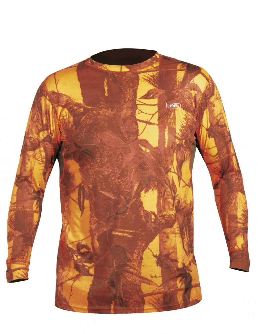 Chemises Et T-Shirts-HART OUTDOOR Hart Crew-L T-Shirt Camo Blaze