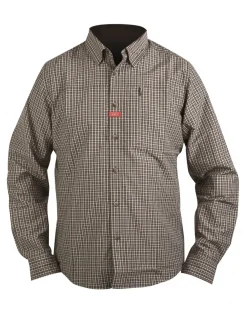 Chemises Et T-Shirts-HART OUTDOOR Hart Eyne Chemise Brown Checked
