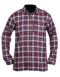 Chemises Et T-Shirts-HART OUTDOOR Hart Gifu Chemise Garnet Checked