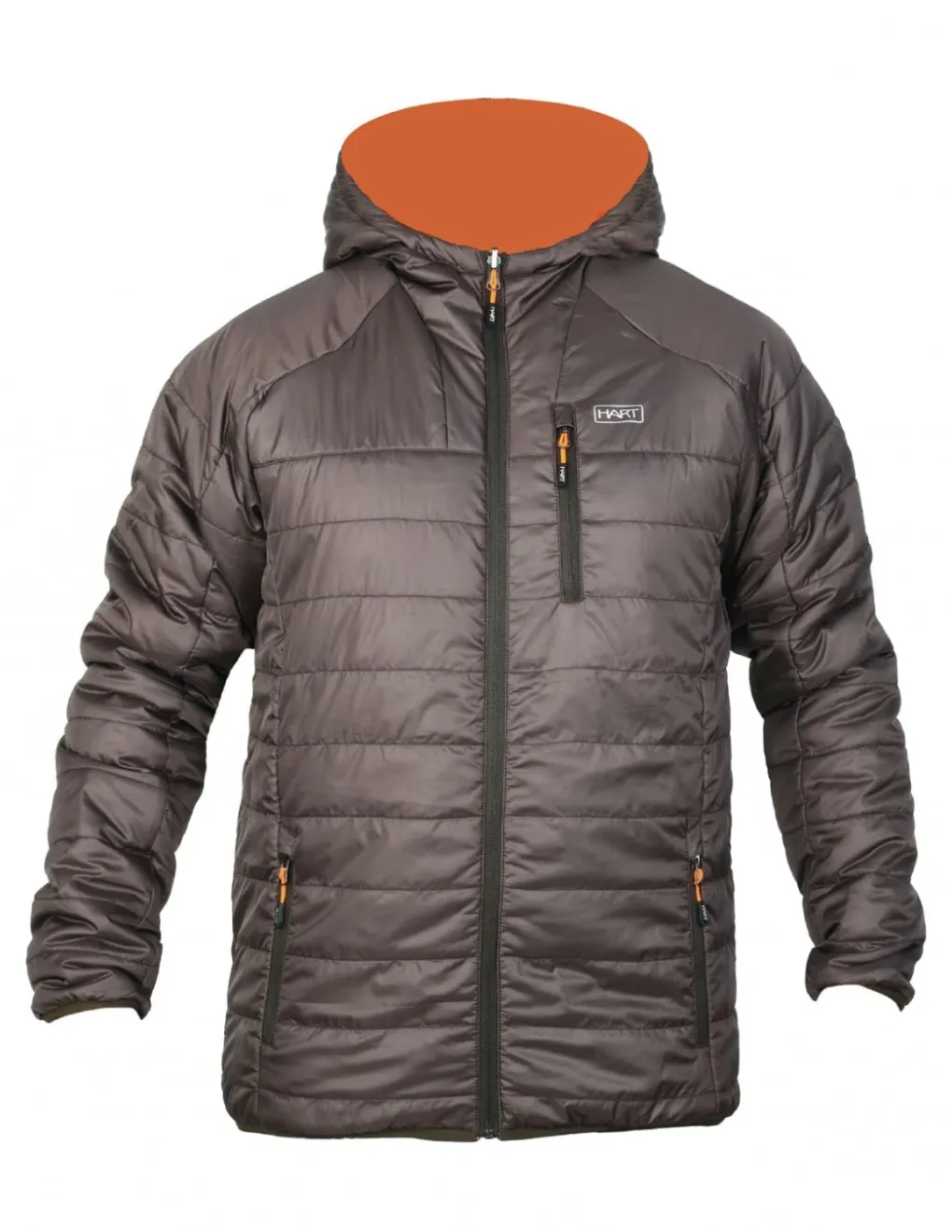 Vestes-HART OUTDOOR Hart Kurgan-P2D Veste Blaze/Brown Rever